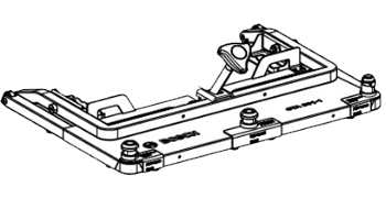 DAS 5000 Wheel adapter right - 1681315032