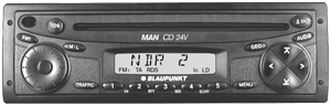 MAN CD 24V CAR RADIO Ratio - 7620900182